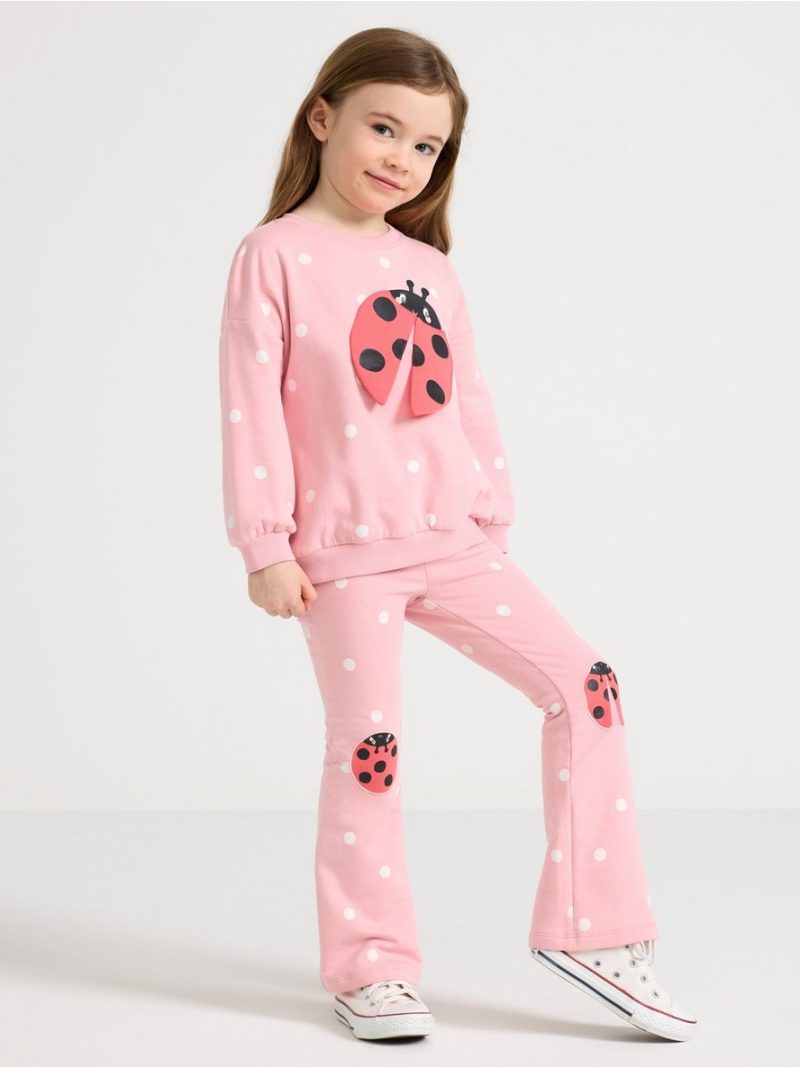 Leggings with patches on the knees - 3011081-7955