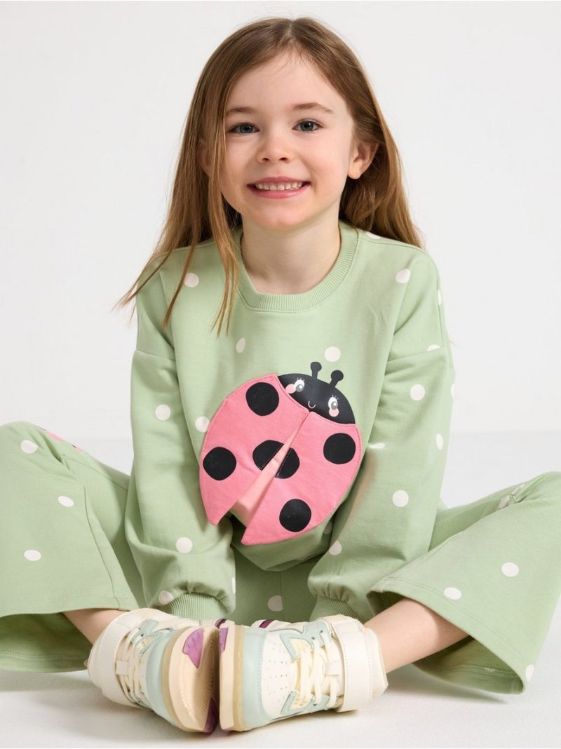 Leggings with patches on the knees - 3011081-9567