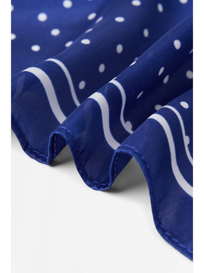 Scarf in satin - 3011115-7343