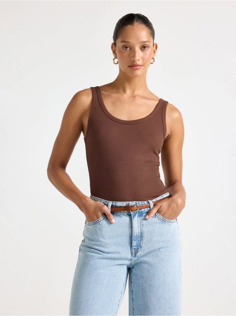 Ribbed tank top - 3011169-5461