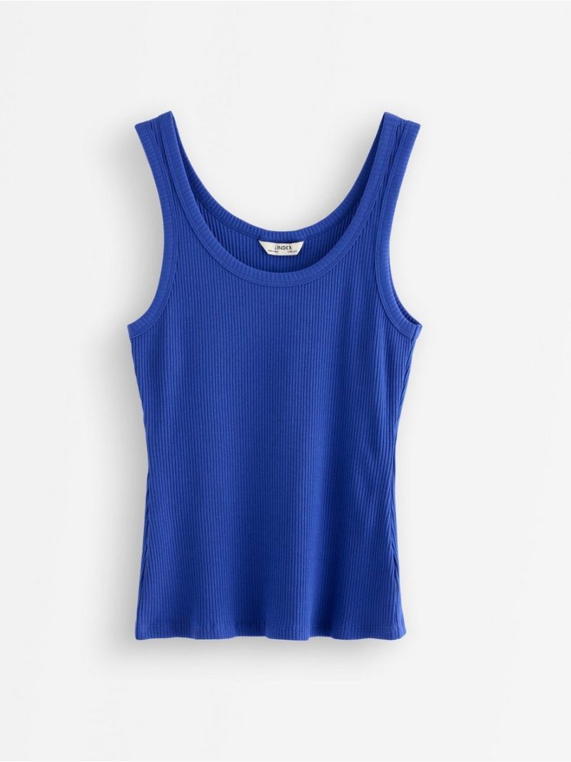 Ribbed tank top - 3011169-7343