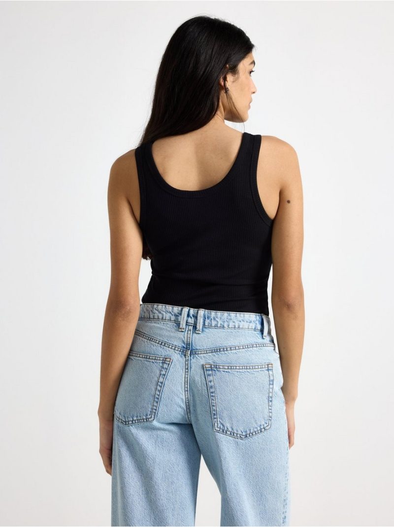 Ribbed tank top - 3011169-80