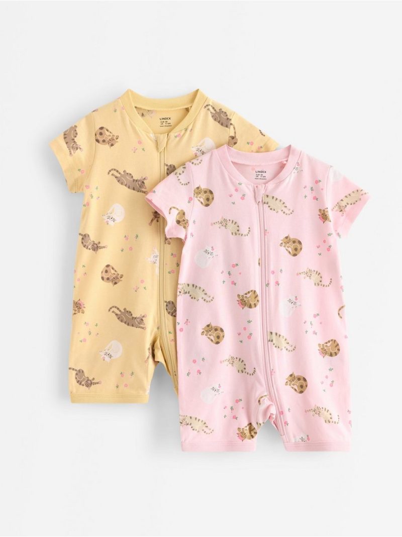 2-pack pyjama rompers - 3011206-1877