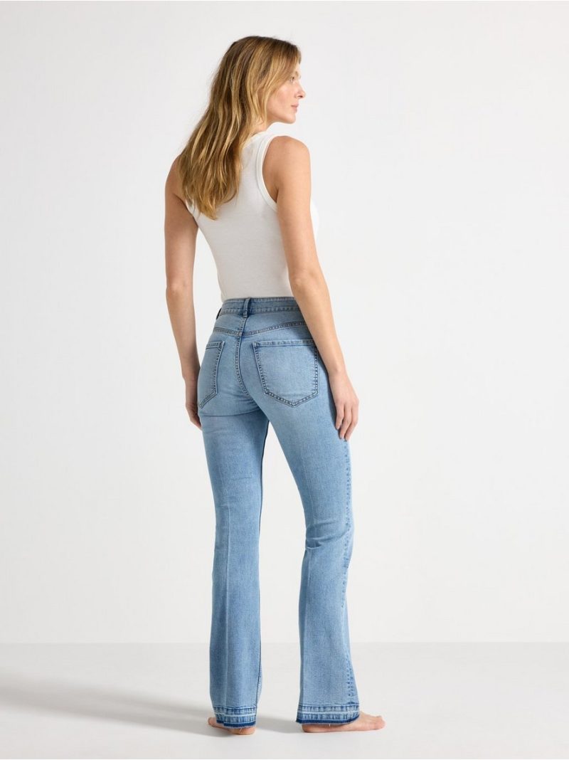 FLARE Karen stretch jeans with mid waist - 3011208-766