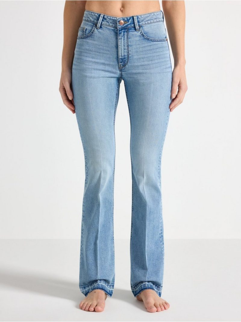 FLARE Karen stretch jeans with mid waist - 3011208-766