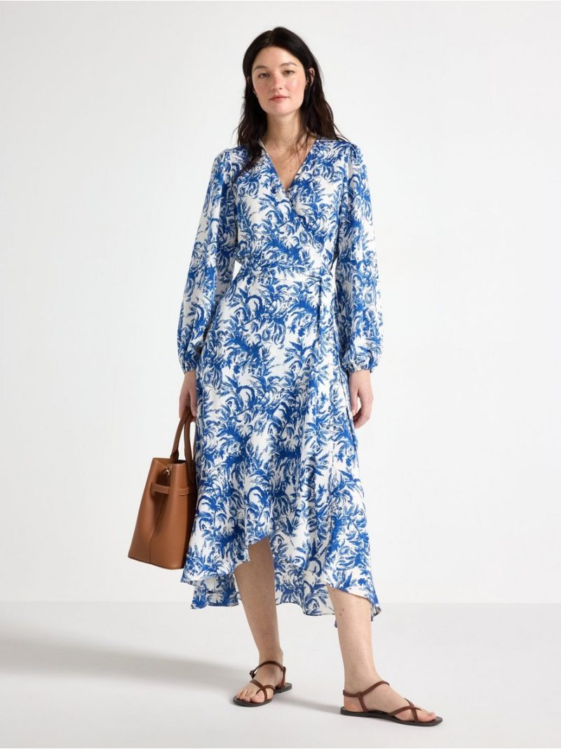 Midi wrap dress - 3011347-300