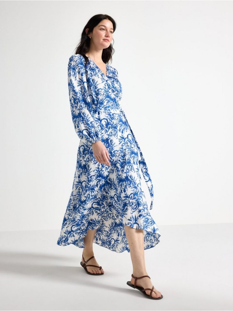 Midi wrap dress - 3011347-300