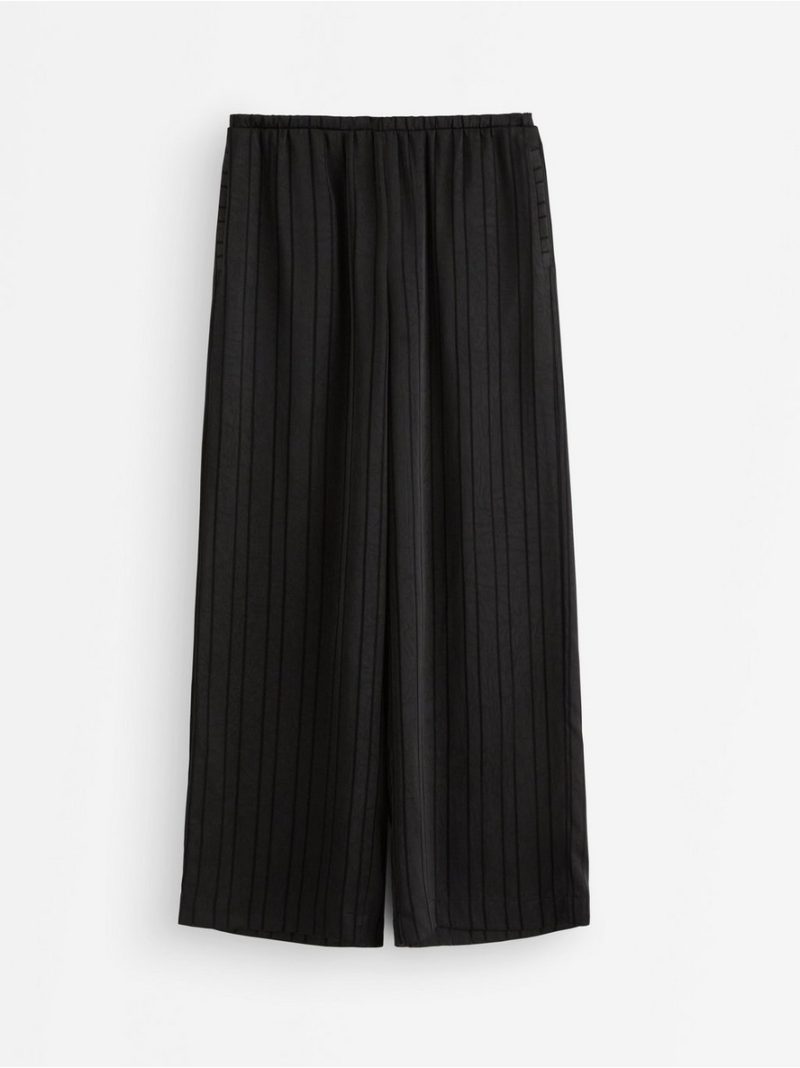 WIDE  trousers in satin - 3011411-80