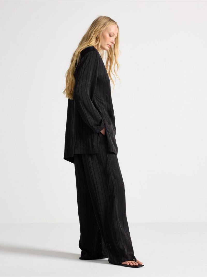 WIDE  trousers in satin - 3011411-80