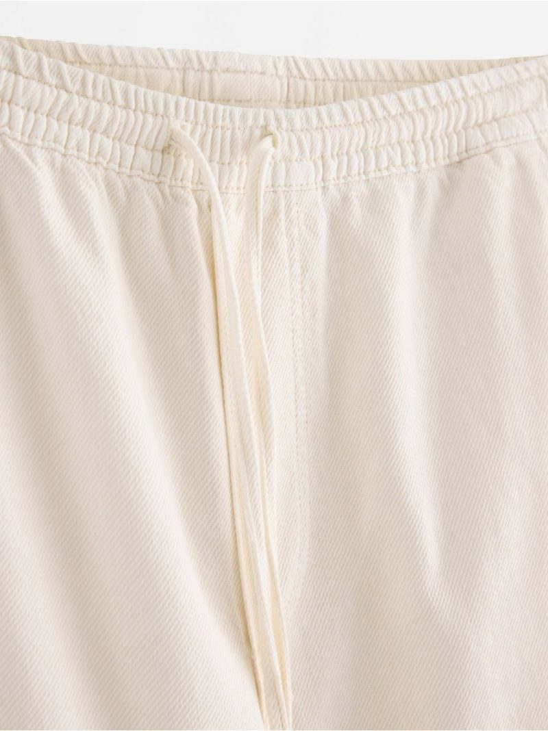 WIDE trousers with elastic waist - 3011413-7862