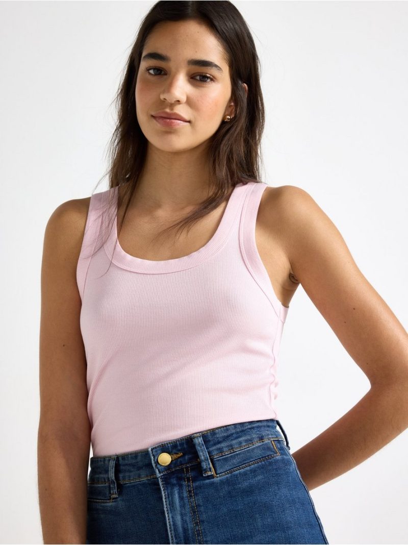 Ribbed tank top - 3011464-2200