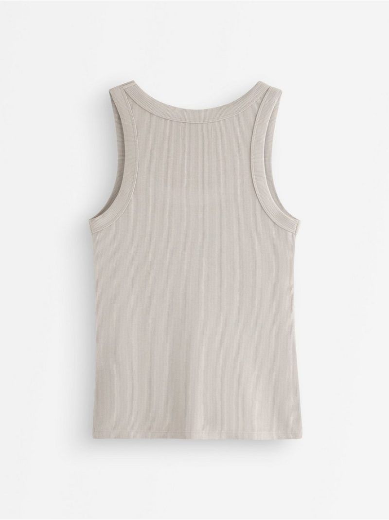 Ribbed tank top - 3011464-4344