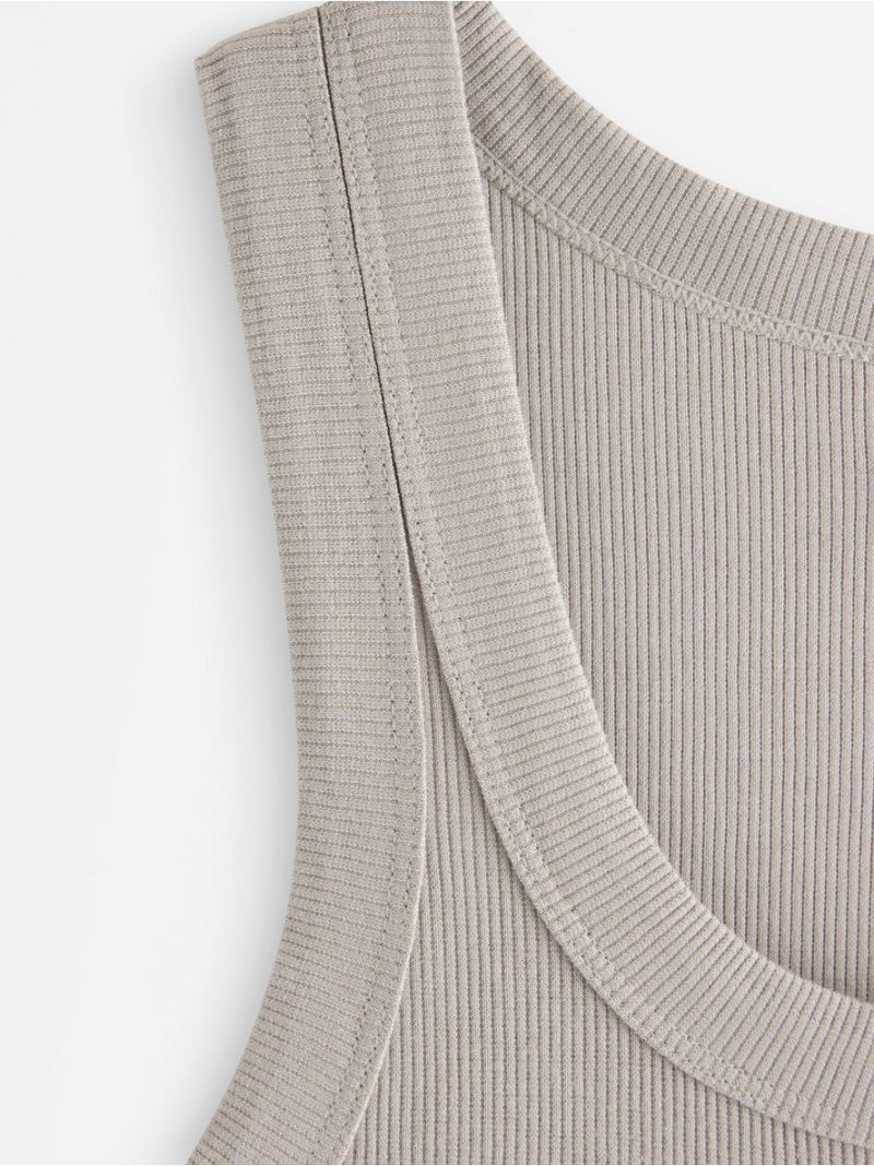 Ribbed tank top - 3011464-4344