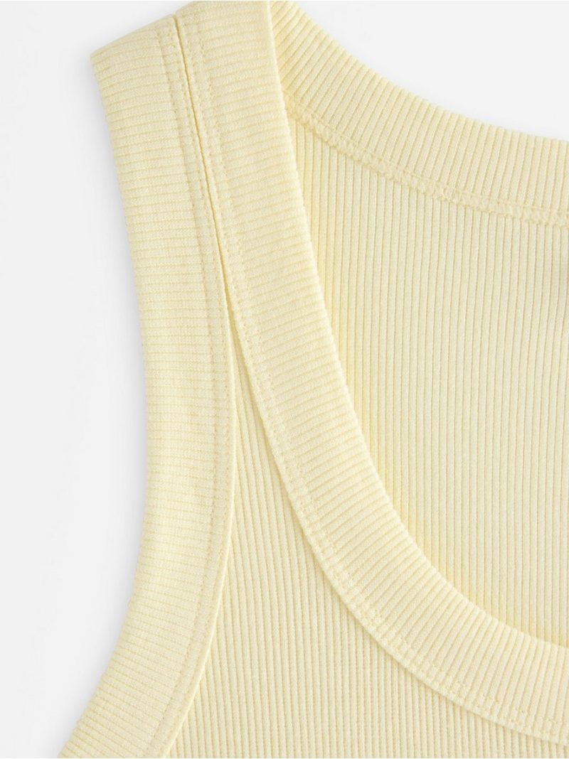 Ribbed tank top - 3011464-9655