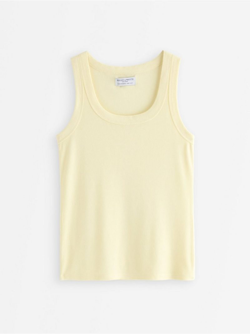 Ribbed tank top - 3011464-9655