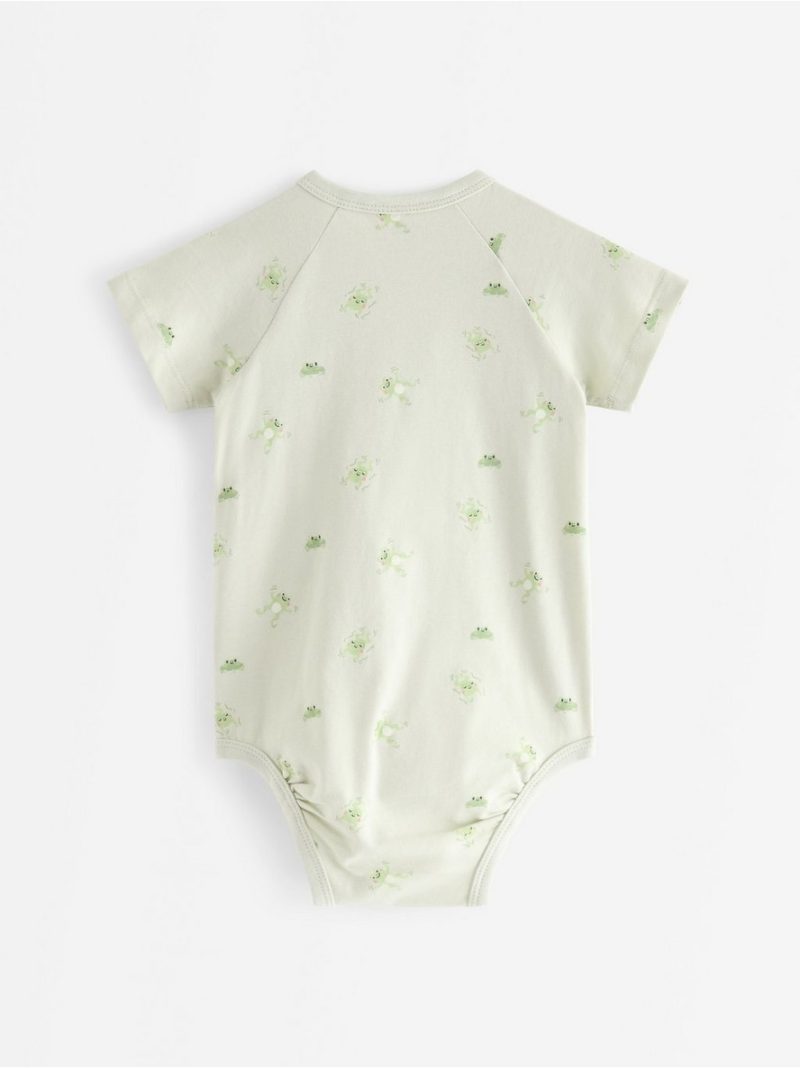 Short-sleeved wrap bodysuit - 3011532-1326