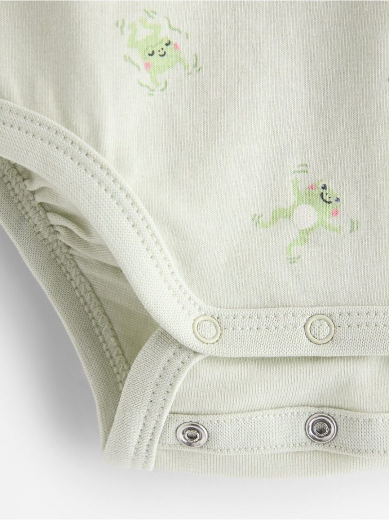 Short-sleeved wrap bodysuit - 3011532-1326