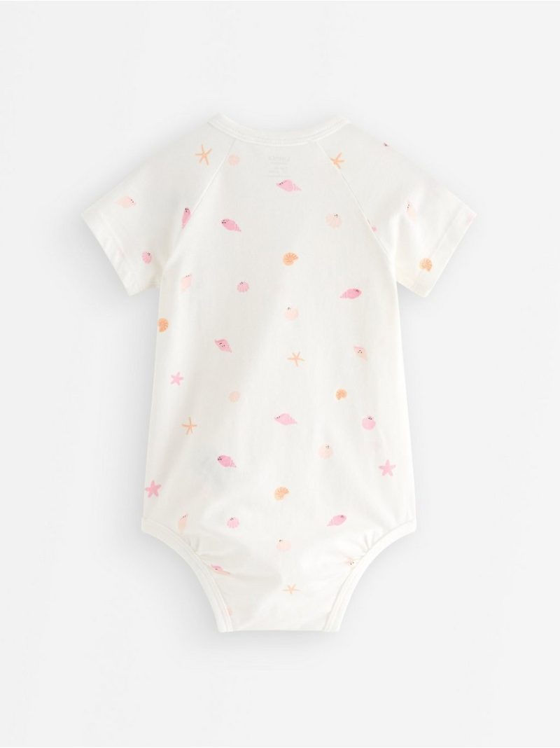 Short-sleeved wrap bodysuit - 3011532-325