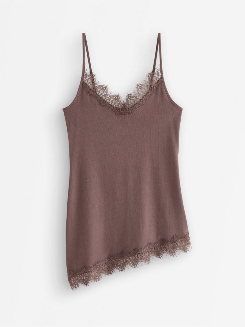 Camisole with lace - 3011577-5290