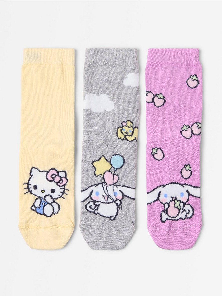 3-pack Hello Kitty socks - 3011609-9830