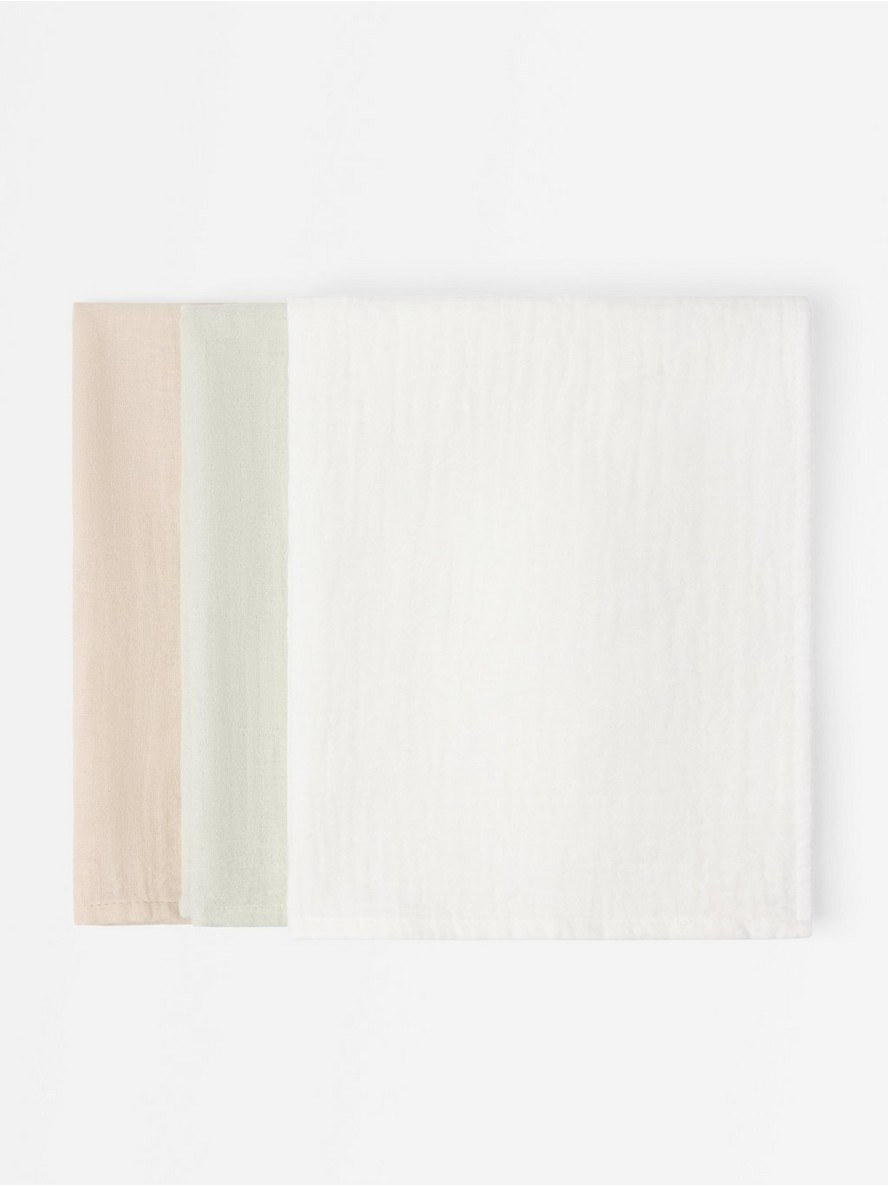 3-pack  snuggle blanket in cotton muslin - 3011721-8884