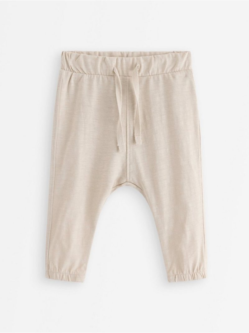 - Trousers in slub jersey Trousers in slub jersey - 3011773-7458