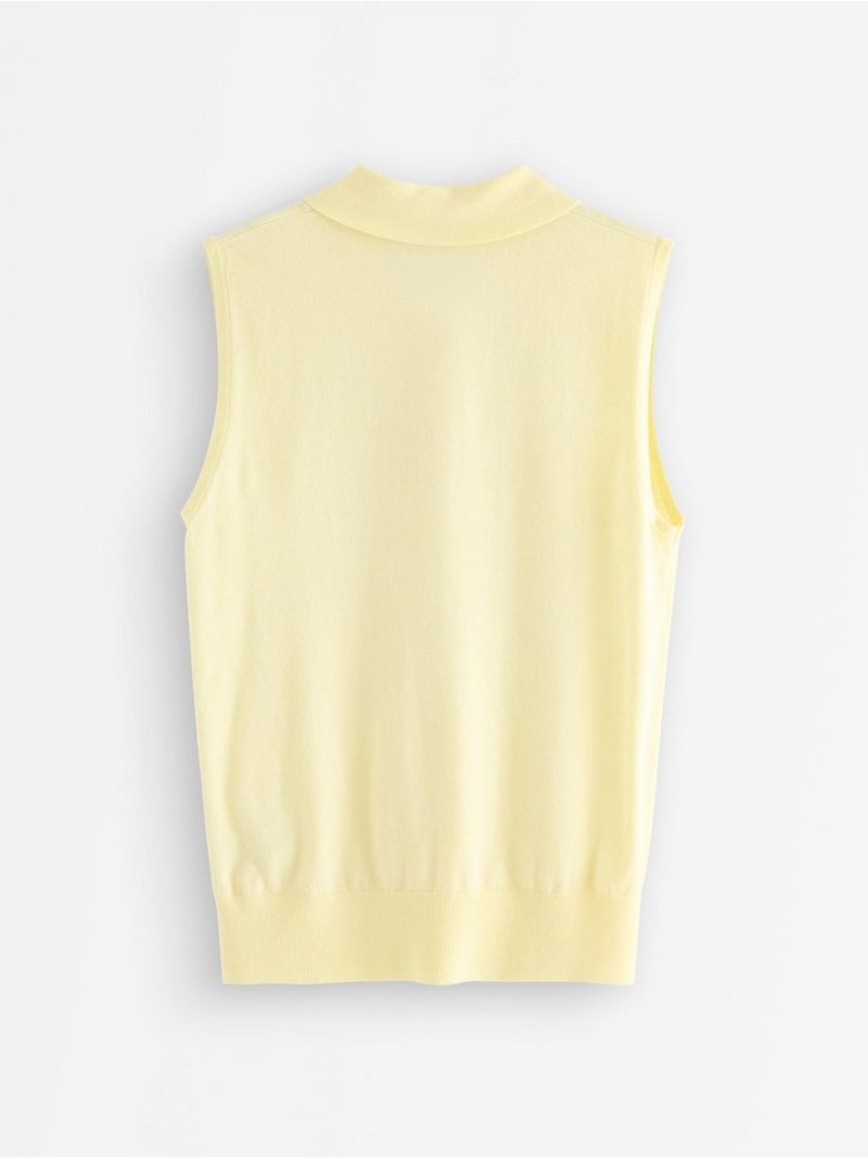 Fine-knit sleeveless top - 3012267-9655