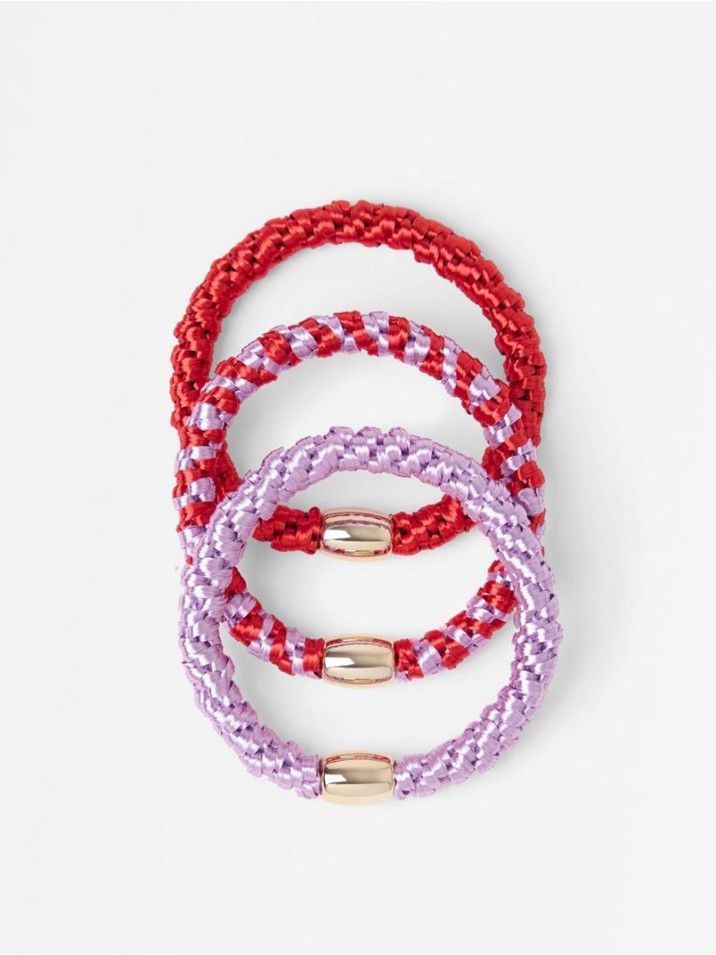3-pack hair elastics - 8358887-7426