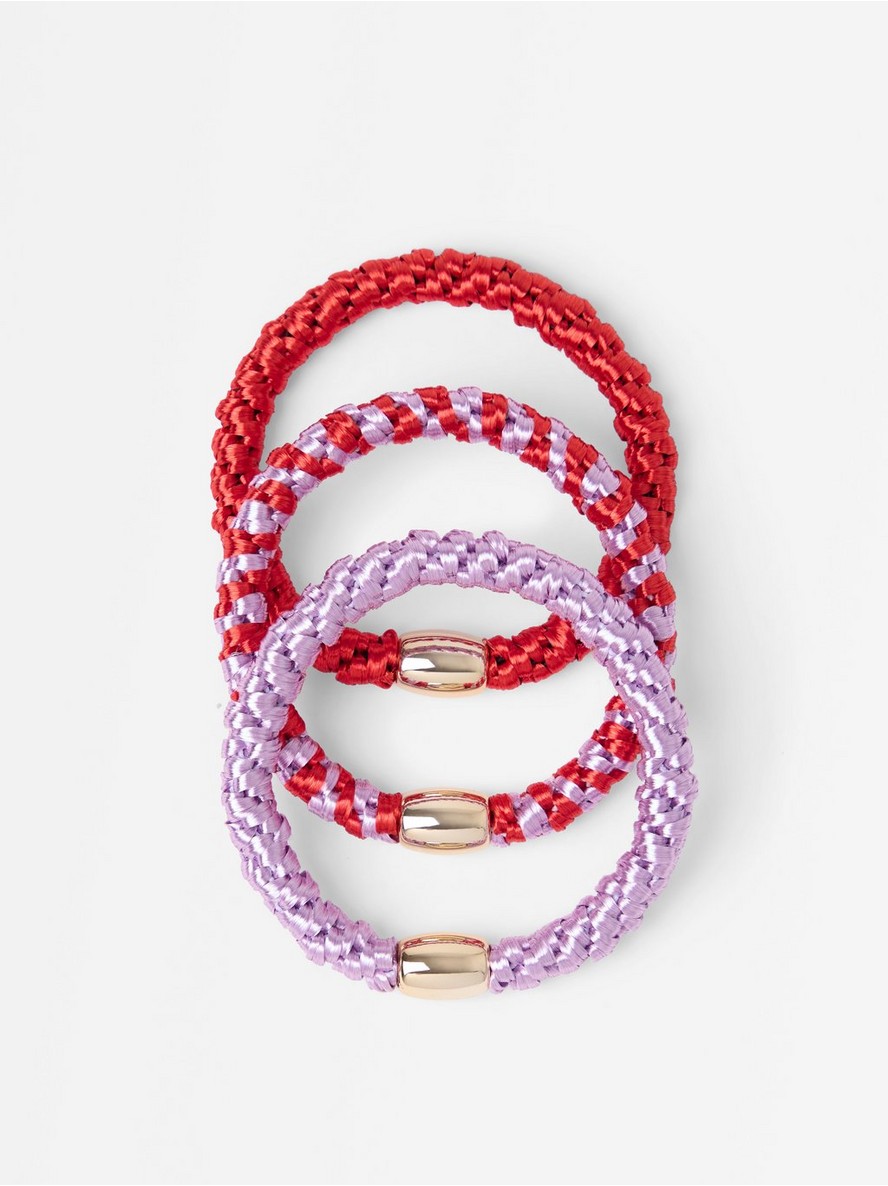 3-pack hair elastics - 8358887-7426