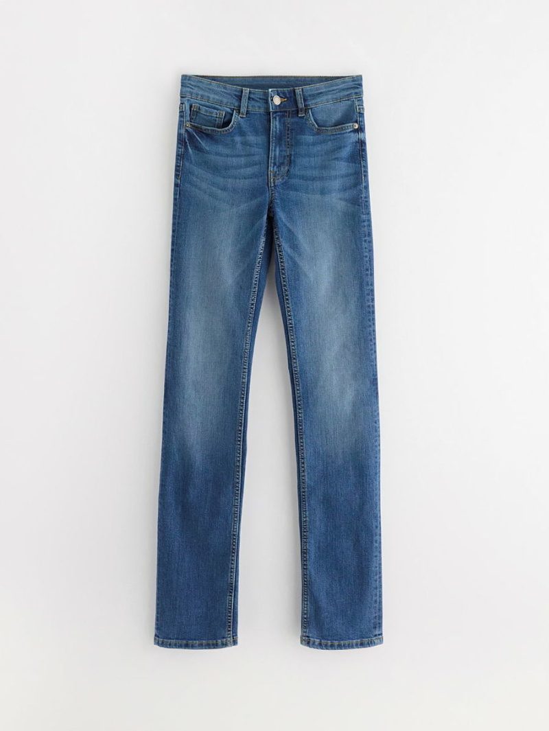 Farmerke - SLIM Ellen stretch jeans with mid waist