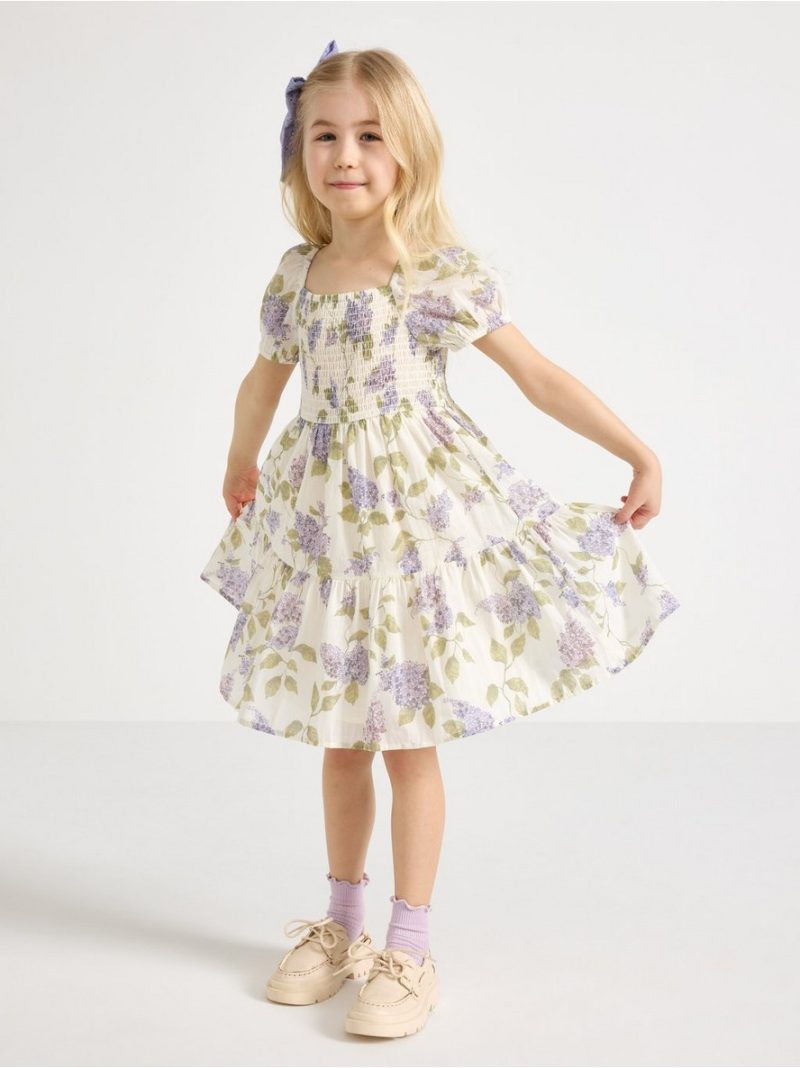 Dress with smock - 3005735-6728