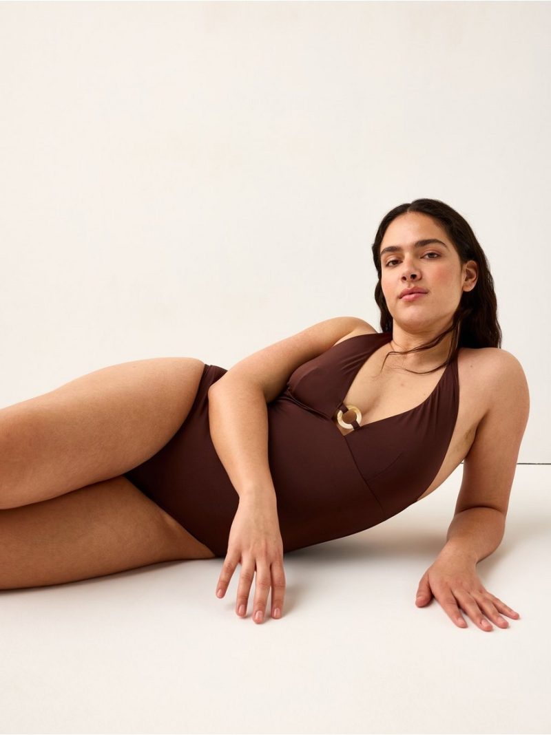 Swimsuit with halterneck - 3009616-8710