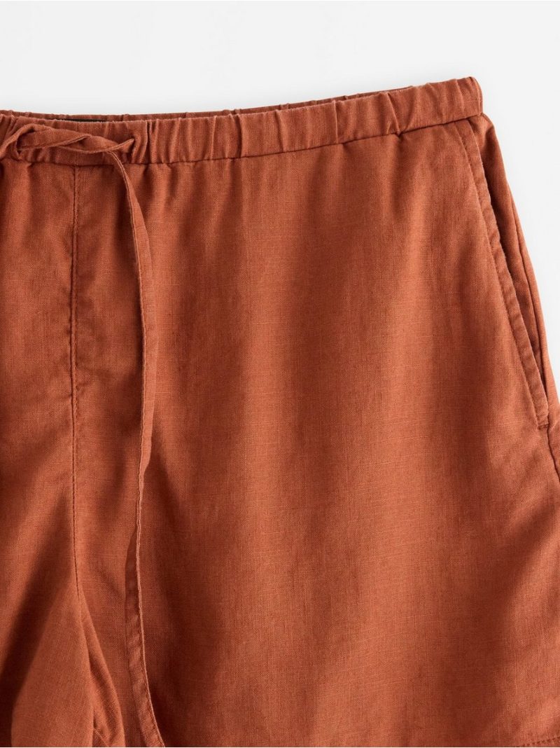 Shorts in linen blend - 3009970-1802