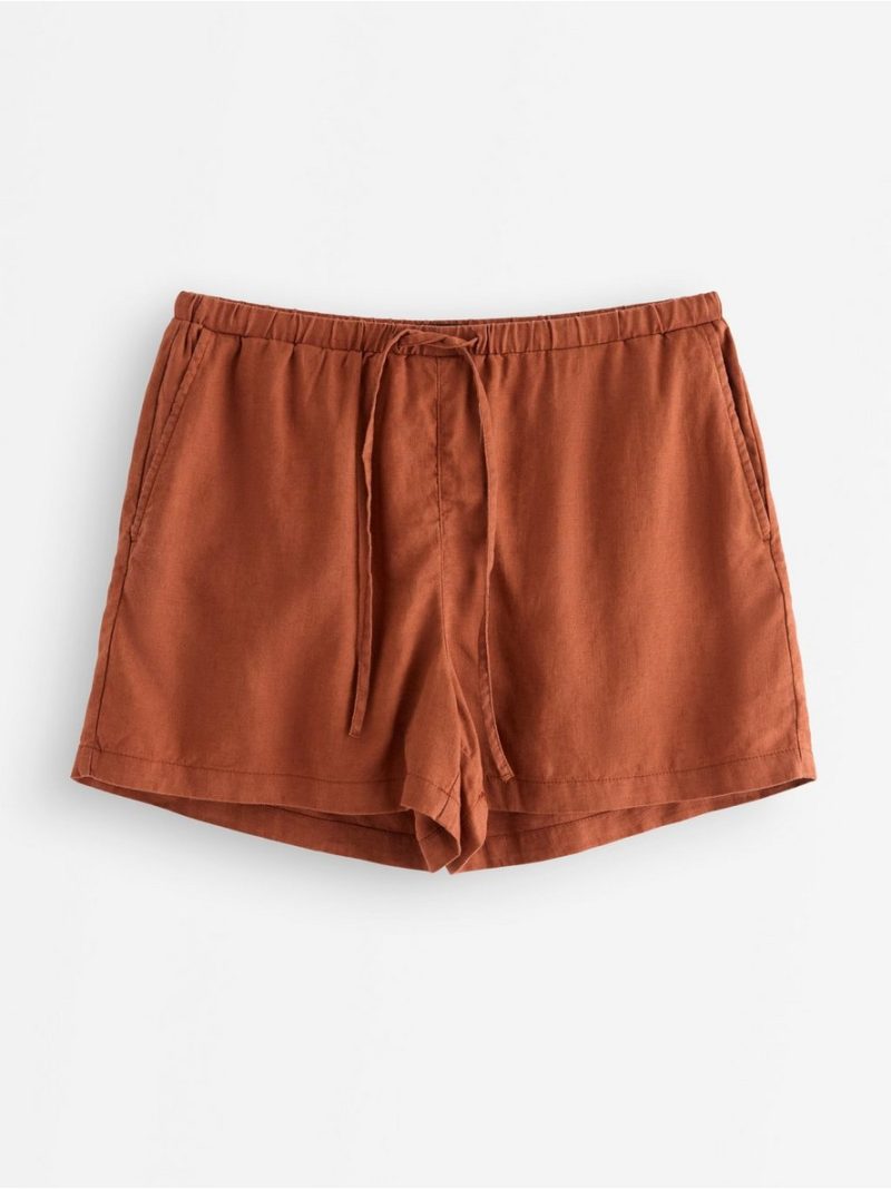 Shorts in linen blend - 3009970-1802