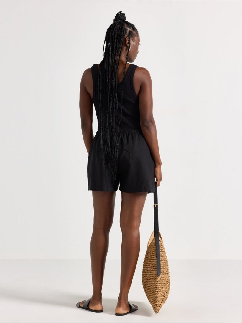Shorts in linen blend - 3009970-80