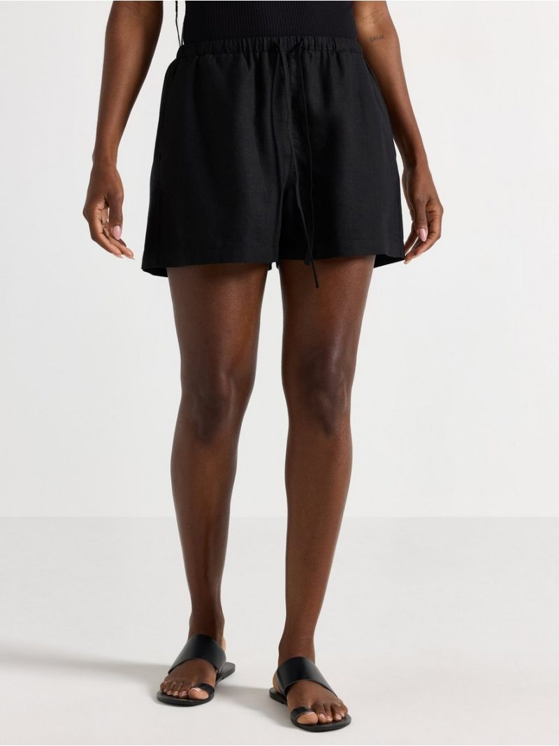 Shorts in linen blend - 3009970-80