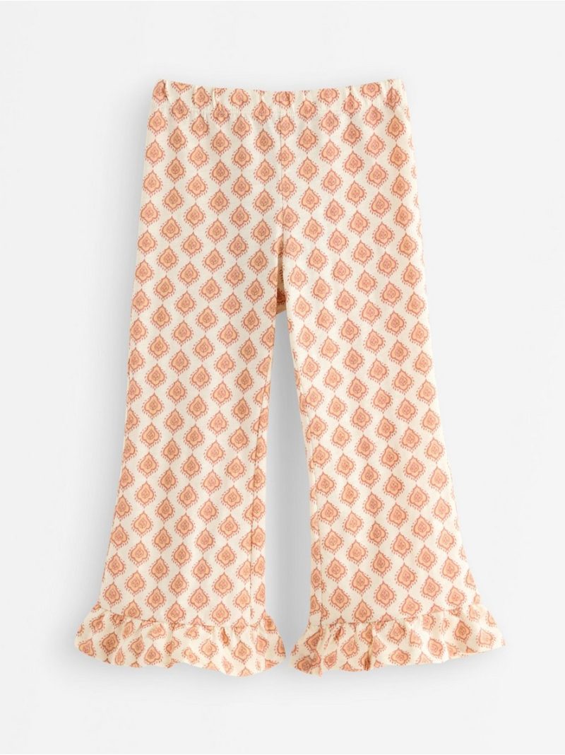 Trousers in slub jersey - 3010047-6728