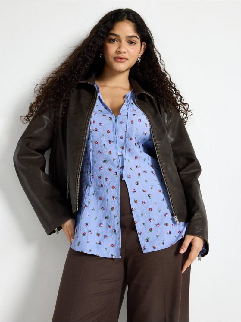 Long-sleeved blouse - 3010079-6754