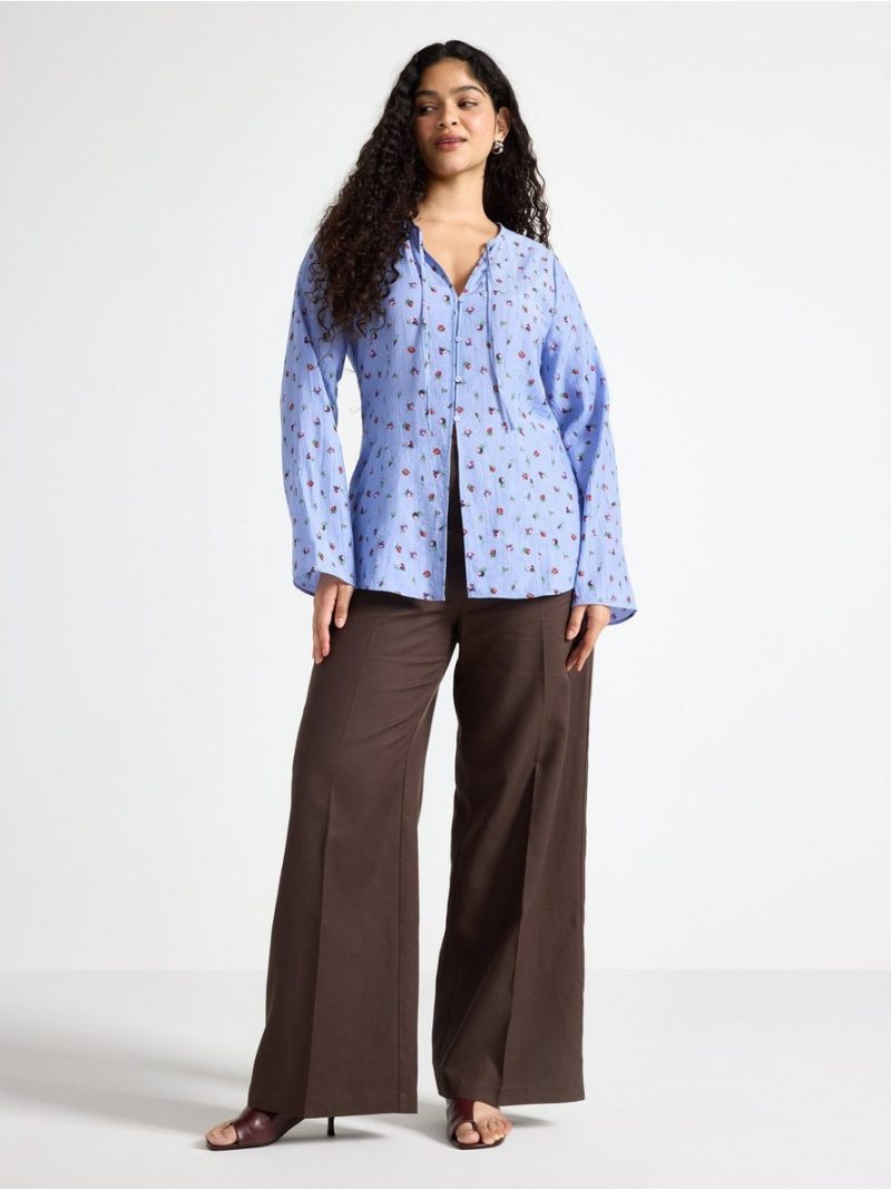Long-sleeved blouse - 3010079-6754
