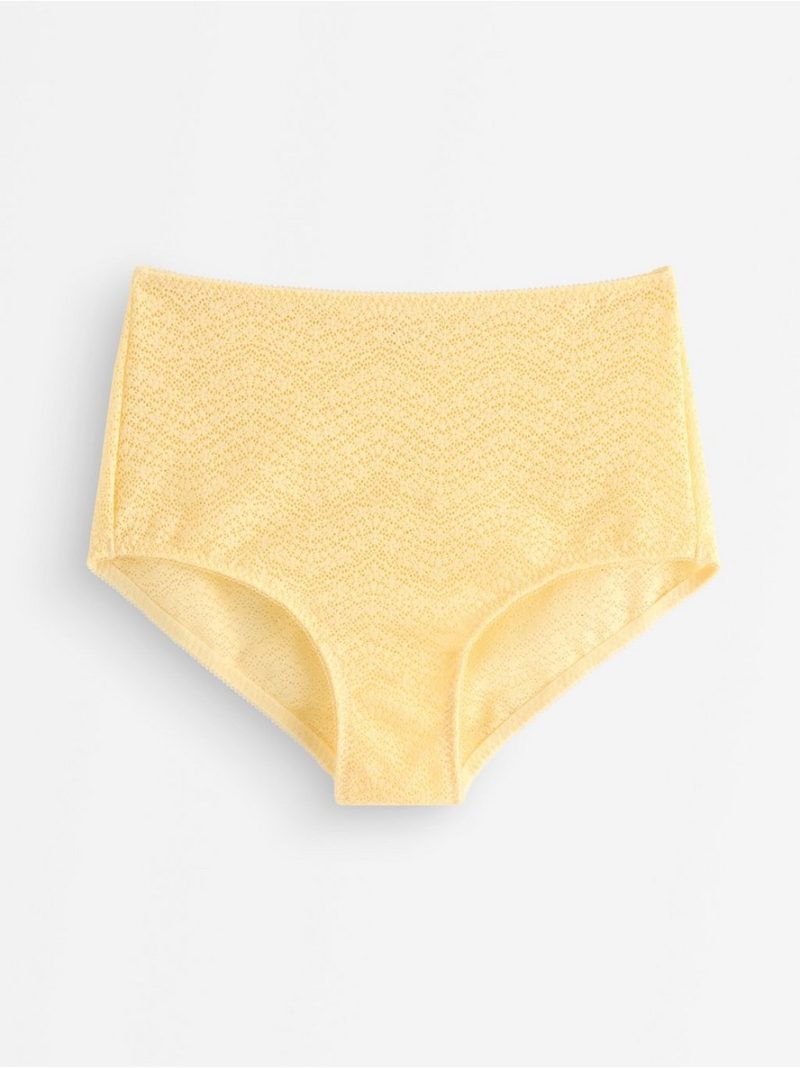 Briefs in lace with high waist - 3010517-9390