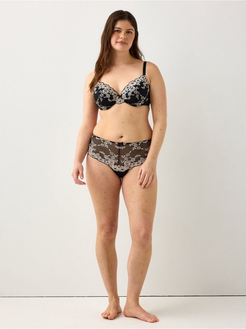 Brazilian briefs in lace  with high waist - 3010538-80
