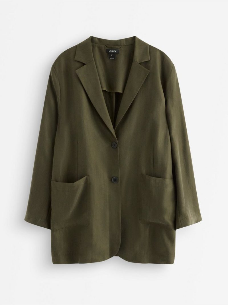 Blazer with luster - 3010555-9007