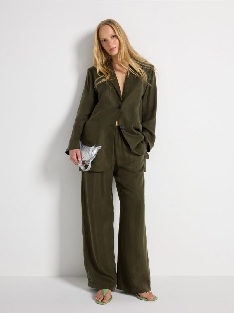 Blazer with luster - 3010555-9007