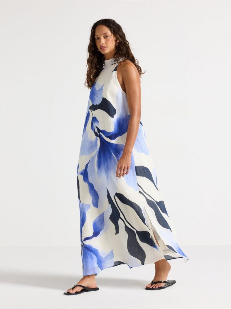 Sleeveless maxi dress - 3010609-1418