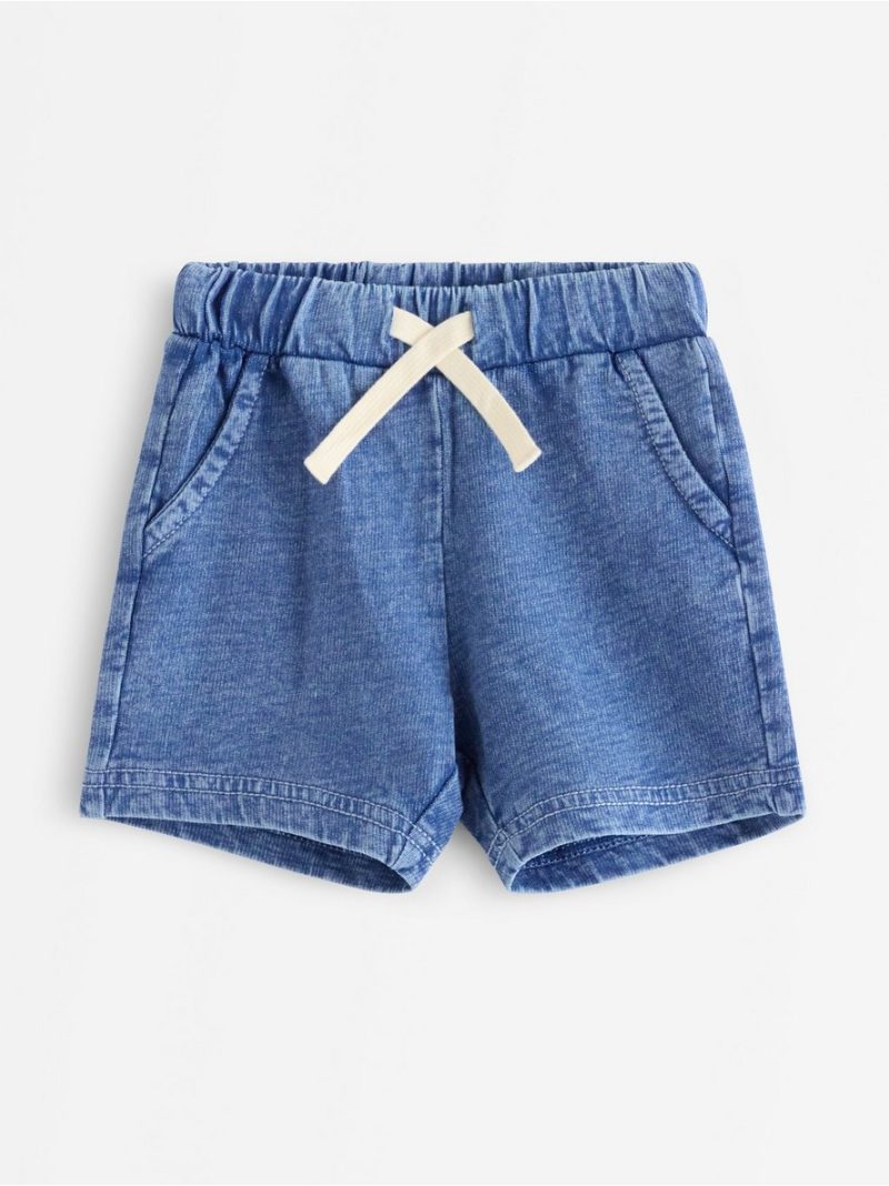 Sweat shorts with denim look - 3010669-766