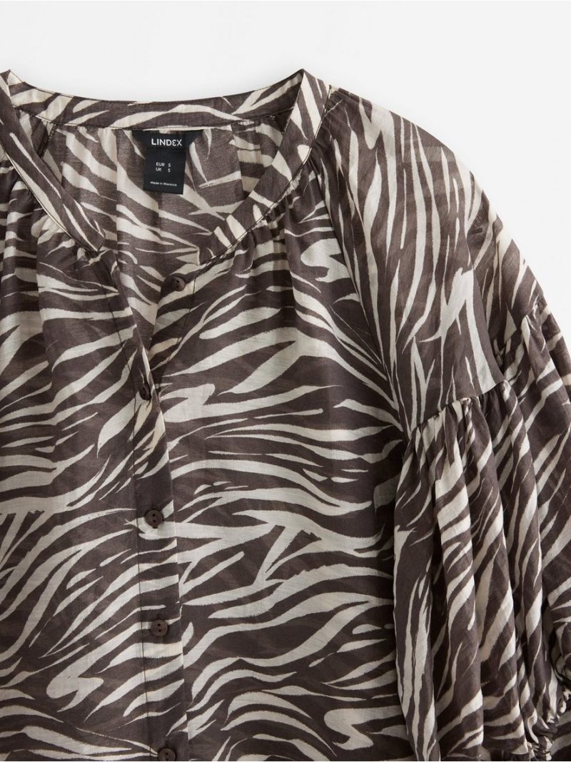 Short-sleeved blouse - 3010712-1418