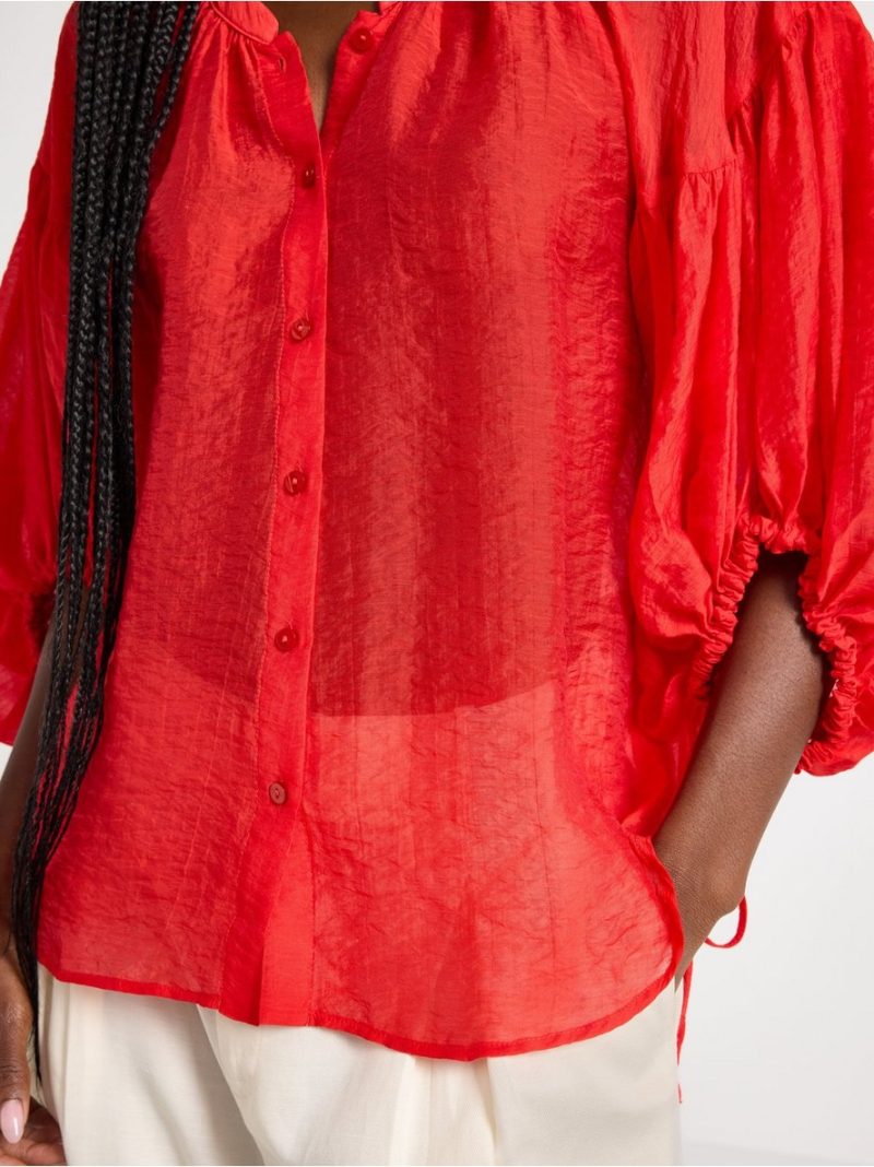Short-sleeved blouse - 3010712-6324