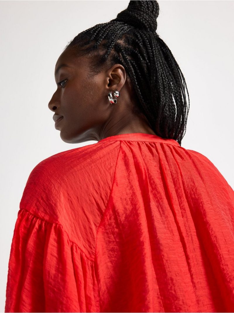 Short-sleeved blouse - 3010712-6324