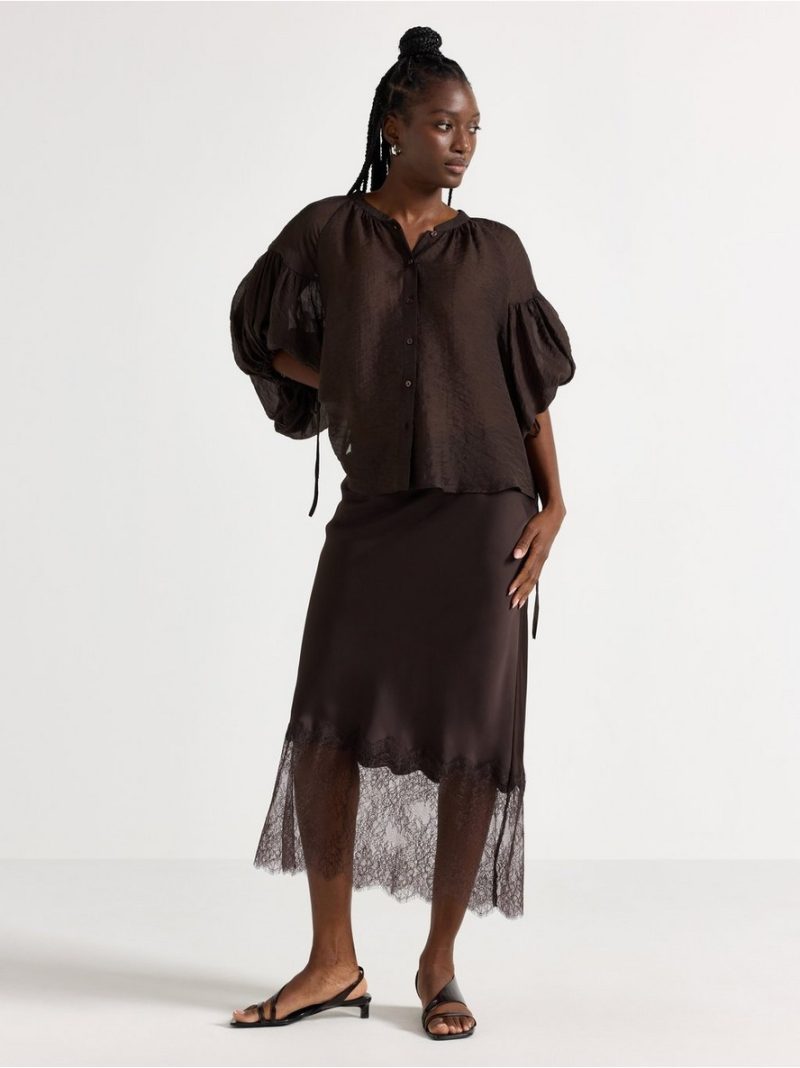 Short-sleeved blouse - 3010712-7024