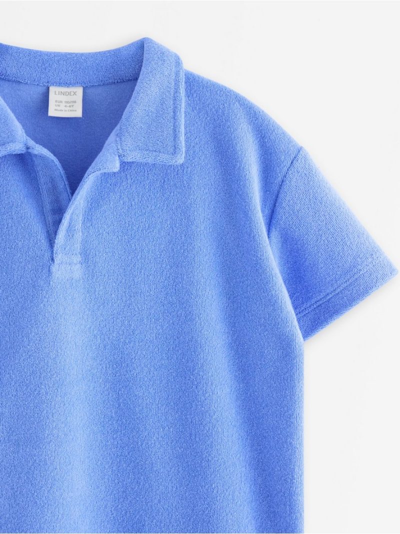 Top in terry  with collar - 3010737-7859